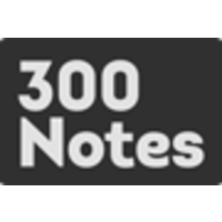 300 Notes logo, 300 Notes contact details