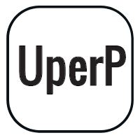 UperP logo, UperP contact details