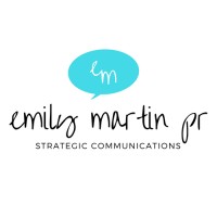 emily martin pr logo, emily martin pr contact details