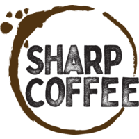 Sharp Coffee logo, Sharp Coffee contact details