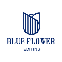 Blue Flower Editing logo, Blue Flower Editing contact details