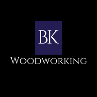 BK Woodworking logo, BK Woodworking contact details