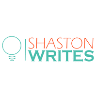 Shaston Writes logo, Shaston Writes contact details