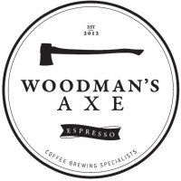 'Woodman''s Axe Espresso' logo, 'Woodman''s Axe Espresso' contact details