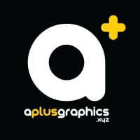 A Plus Graphics logo, A Plus Graphics contact details