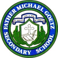 Father Michael Goetz Secondary School logo, Father Michael Goetz Secondary School contact details