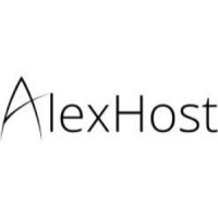 AlexHost logo, AlexHost contact details