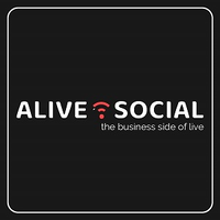 Alive.social logo, Alive.social contact details