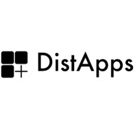 DistApps logo, DistApps contact details