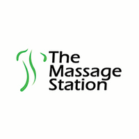 THE MASSAGE STATION logo, THE MASSAGE STATION contact details