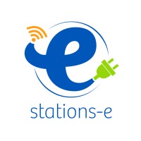 stations-e logo, stations-e contact details