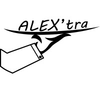 ALEX'tra logo, ALEX'tra contact details