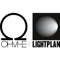 OHM-E + LIGHTPLAN logo, OHM-E + LIGHTPLAN contact details