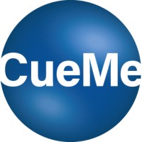 CueMe logo, CueMe contact details