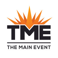 The Main Event logo, The Main Event contact details