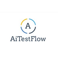 AiTestFlow logo, AiTestFlow contact details