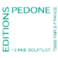 Editions A.Pedone logo, Editions A.Pedone contact details