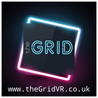 The Grid VR logo, The Grid VR contact details