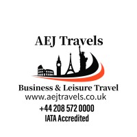 AEJ Travels logo, AEJ Travels contact details