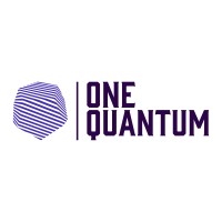 OneQuantum logo, OneQuantum contact details