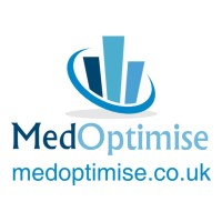 MedOptimise logo, MedOptimise contact details