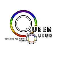 The Queer Queue logo, The Queer Queue contact details