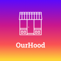 OurHood.in logo, OurHood.in contact details