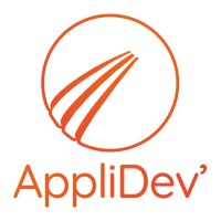 AppliDev' logo, AppliDev' contact details