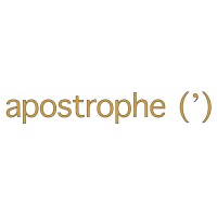 apostrophe, LLC logo, apostrophe, LLC contact details