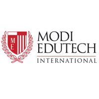 ModiEdutech logo, ModiEdutech contact details