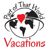 Part of that World Vacations logo, Part of that World Vacations contact details