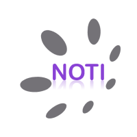 NOTI logo, NOTI contact details