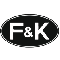 F&K Knitting logo, F&K Knitting contact details