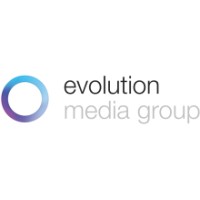 evolution media group logo, evolution media group contact details