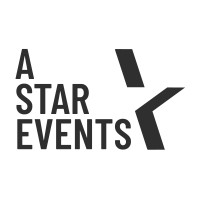 A Star Events logo, A Star Events contact details