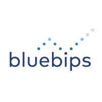 BlueBips logo, BlueBips contact details