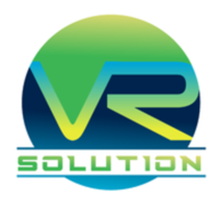 VR Solution logo, VR Solution contact details