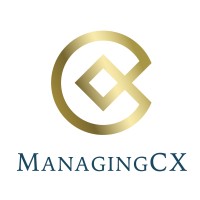 ManagingCX logo, ManagingCX contact details