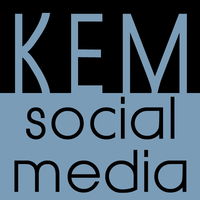 K E M Social Media logo, K E M Social Media contact details