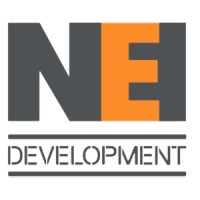 NE Development logo, NE Development contact details