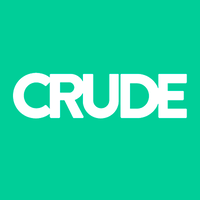 CRUDE AS logo, CRUDE AS contact details