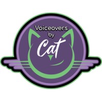 Voiceovers by Cat logo, Voiceovers by Cat contact details