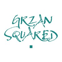 grzan squared logo, grzan squared contact details