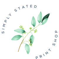 Simply Stated Print Shop logo, Simply Stated Print Shop contact details