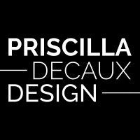 Priscilla de Caux | Design logo, Priscilla de Caux | Design contact details