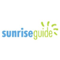 The SunriseGuide logo, The SunriseGuide contact details