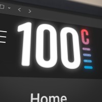 100C logo, 100C contact details