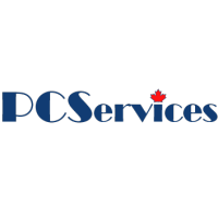 PCServices Canada logo, PCServices Canada contact details