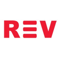 REV Agency logo, REV Agency contact details