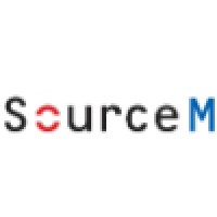 SourceM logo, SourceM contact details